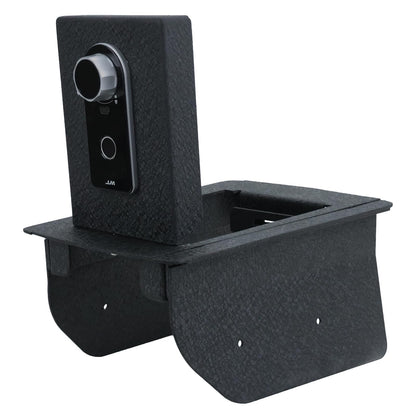 TUOJUE Center Console Safe, Gun Safe Vault Lock Box Compatible with Jeep Grand Cherokee without CD Player 2011-2022, Fingerprint Lock with Key.