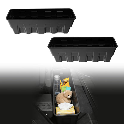 XUTVOTOR Rear Under Seat Storage Box for Polaris XPEDITION XP 5/ADV 5 2024-2026 Accessories, 13L High Density Polypropylene Material Rear Underseat Combined Storage Bins (2 PCS)