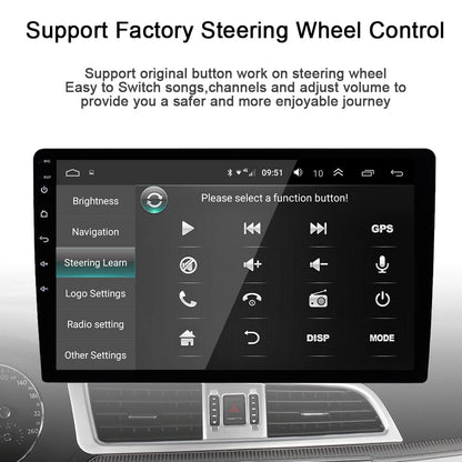 for Jeep Patriot Compass Radio 2017-2019 Car Stereo Wireless/Wired Apple Carplay Android Auto EQ with 9.7" Tesla Touchscreen GPS Navigation Built-in DSP Bluetooth Head Unit Free Backup Camera
