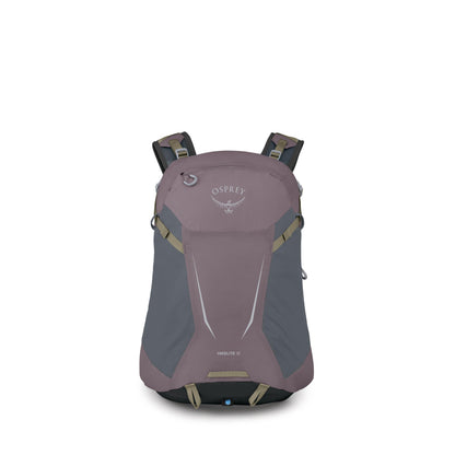 Osprey Hikelite 18L Durable Hiking Backpack - Travel Daypack with Rain Cover for Men and Women, Graphite Purple