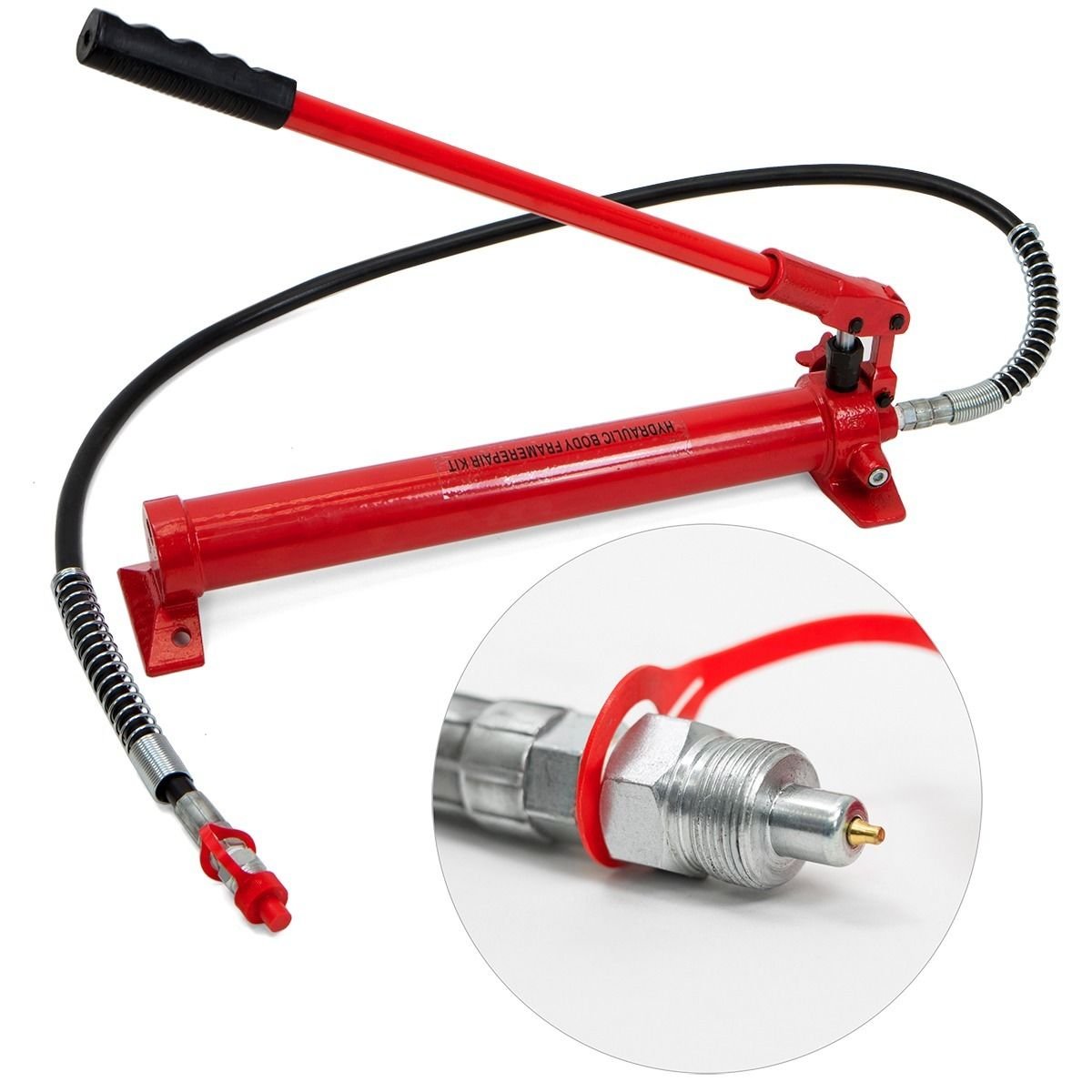 XtremepowerUS 10-Ton Porta Power Hydraulic Jack Ram Automotive Car Autobody Frame Repair Power Tool Loadhandler Equipment with Case