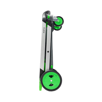 CLAX® The Original | Made in Germany | Multi use Functional Collapsible carts | Mobile Folding Trolley | Shopping cart with Storage Crate | Platform Truck (Green)