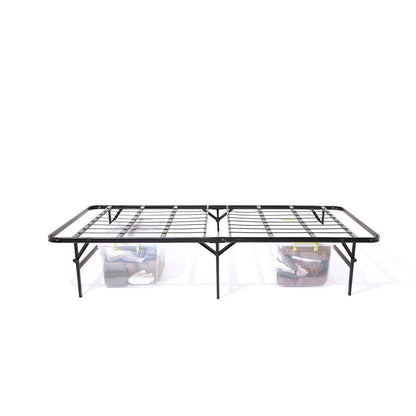 STRUCTURES Foldable Bed Base - Platform Bed Frame and Box Spring in One - Strong and Sturdy Support - Quiet Noise Free - Quick, Easy Setup - Twin XL