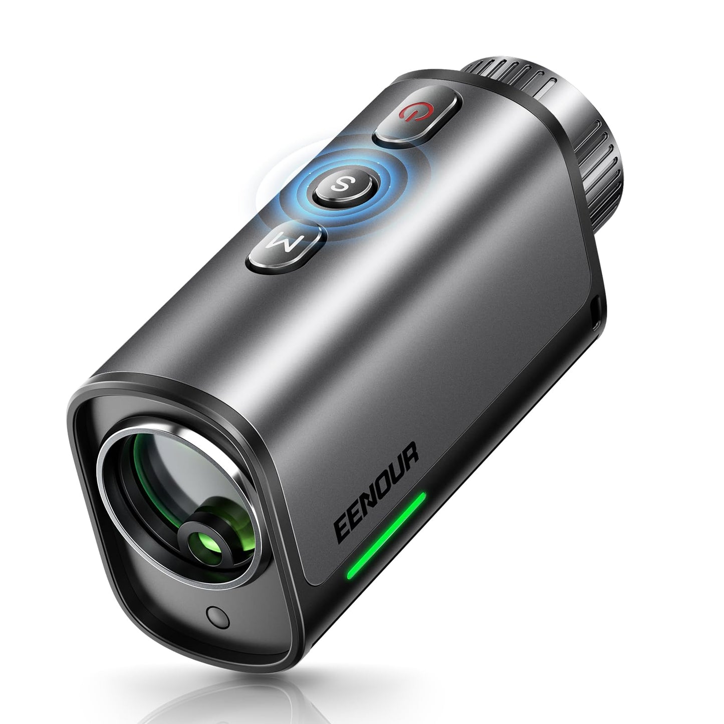 EENOUR Golf Range Finder with Slope, 1200 Yards Golf Laser Rangefinder,Compact RangeFinder Golf with Pole Lock Vibration,7X Magnification,23MM Large Objective Lens,Rechargeable IP54 Waterproof(Black)