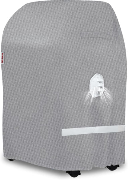 Turtle Life BBQ Grill Cover - Heavy Duty Waterproof 32 Inch for Weber Spirit & Char-Broil | Gray