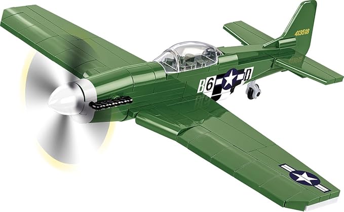 COBI Historical Collection North American P-51D Mustang Aircraft Building Set 150 Pieces