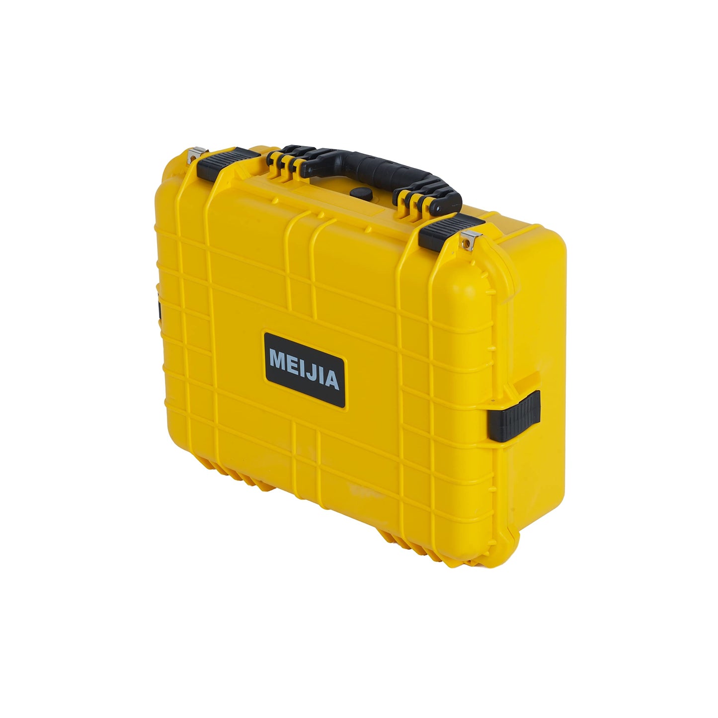 MEIJIA Portable IP67 Waterproof Protective Case,Hard Camera Case,Customized Fit Foam Inserted,Fit for Camera, Equipments, Lens,Drones,19.78“X15.77"x7.41" (Yellow)