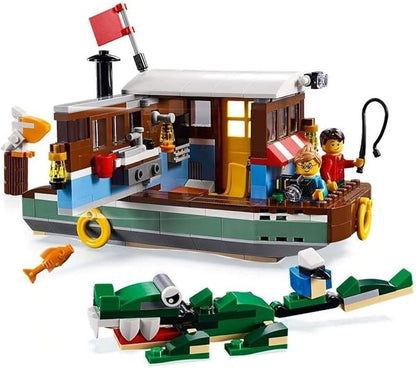 LEGO Creator 3in1 Riverside Houseboat 31093 Building Kit (396 Pieces)