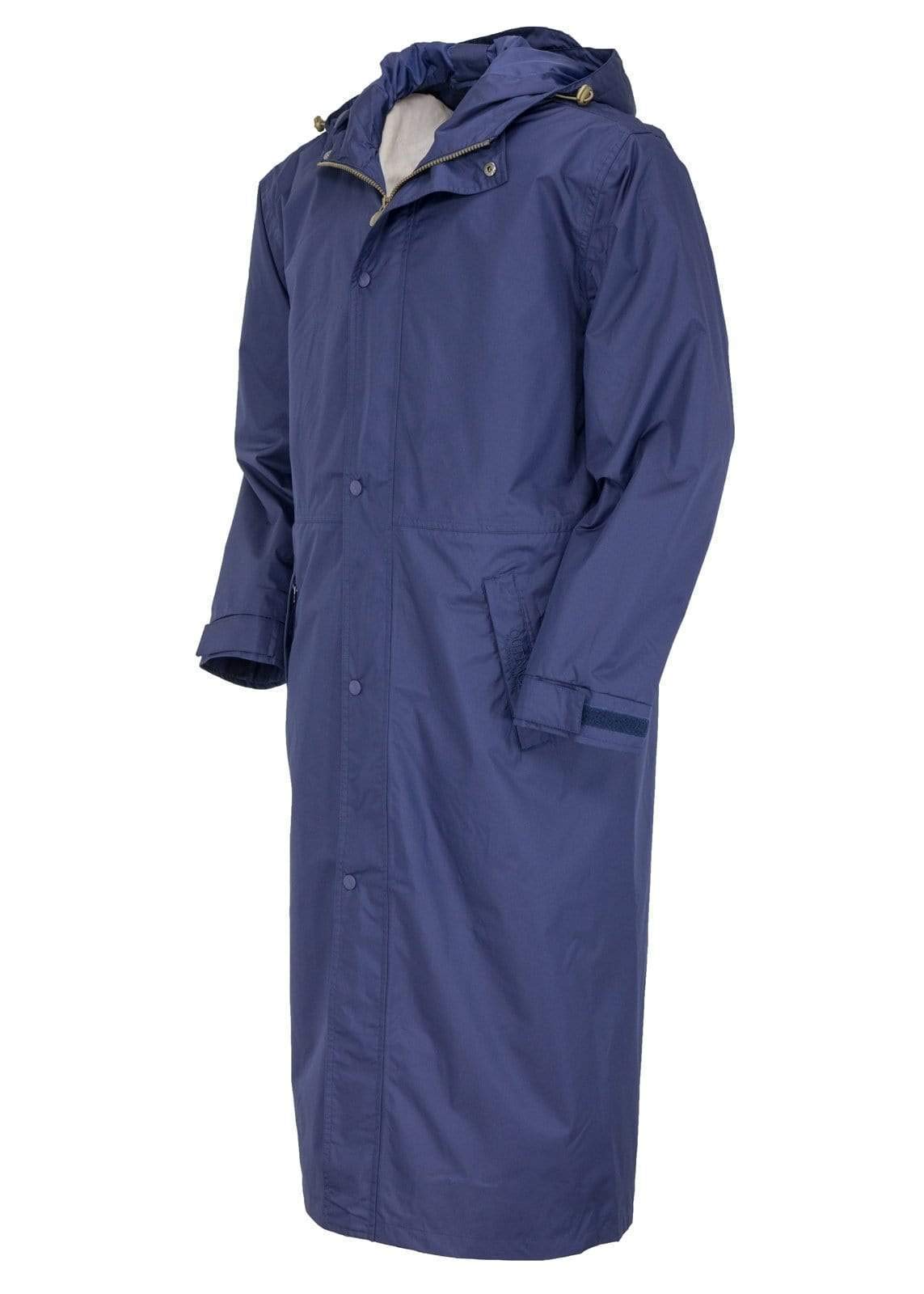 Outback Trading Company Unisex 2406 Pak-A-Roo Duster Waterproof Windproof Seam-Sealed Long Sleeve Rain Coat, Navy, X-Large
