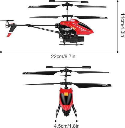 GoolRC Remote Control Helicopter WLtoys V398-C 3.5 Channel RC Helicopter with 6-Axis Gyroscope Altitude Hold LED Light Simulate Firing 2.4GHz Flying Toys for Beginners