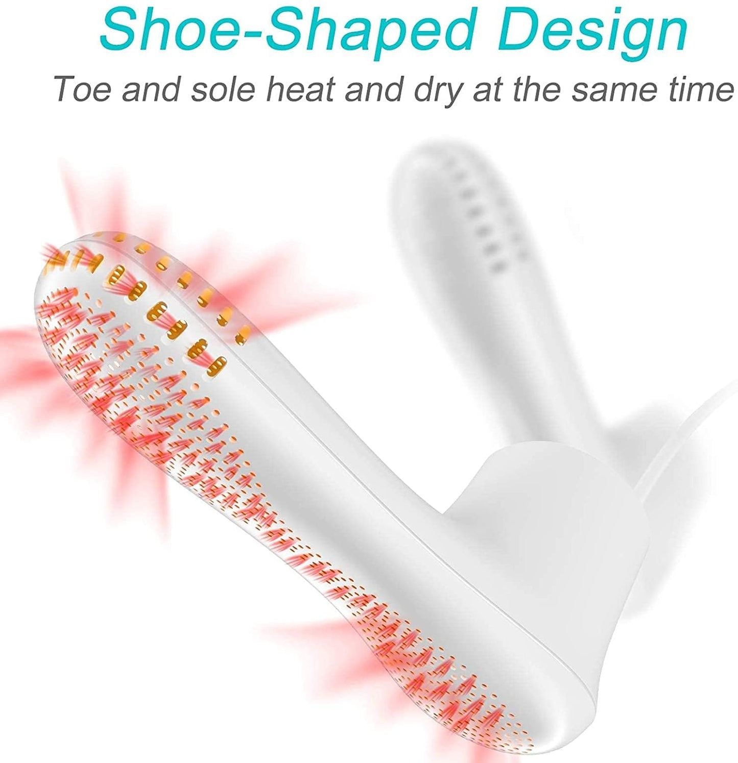 Home Care Wholesale Shoe Dryer and Deodorizer with Timer - Shoes Boots Socks Gloves Dryer Warmer, No Noise | Strong Wire | US Plug