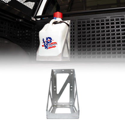 Rago Fabrication 5 Gal Gas Jug Holder | Designed for Diverse Applications Such as Truck Bed, Garage, Trailer, Vehicle Molle Panels & More | Compatible with Rago, ADD Offroad, DV8 Offroad Molle Panels