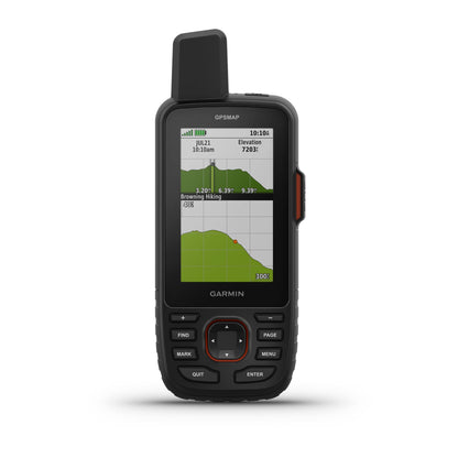 Garmin GPSMAP 67i Rugged GPS Handheld with inReach® Satellite Technology, Two-Way Messaging, Interactive SOS, Mapping (Renewed)