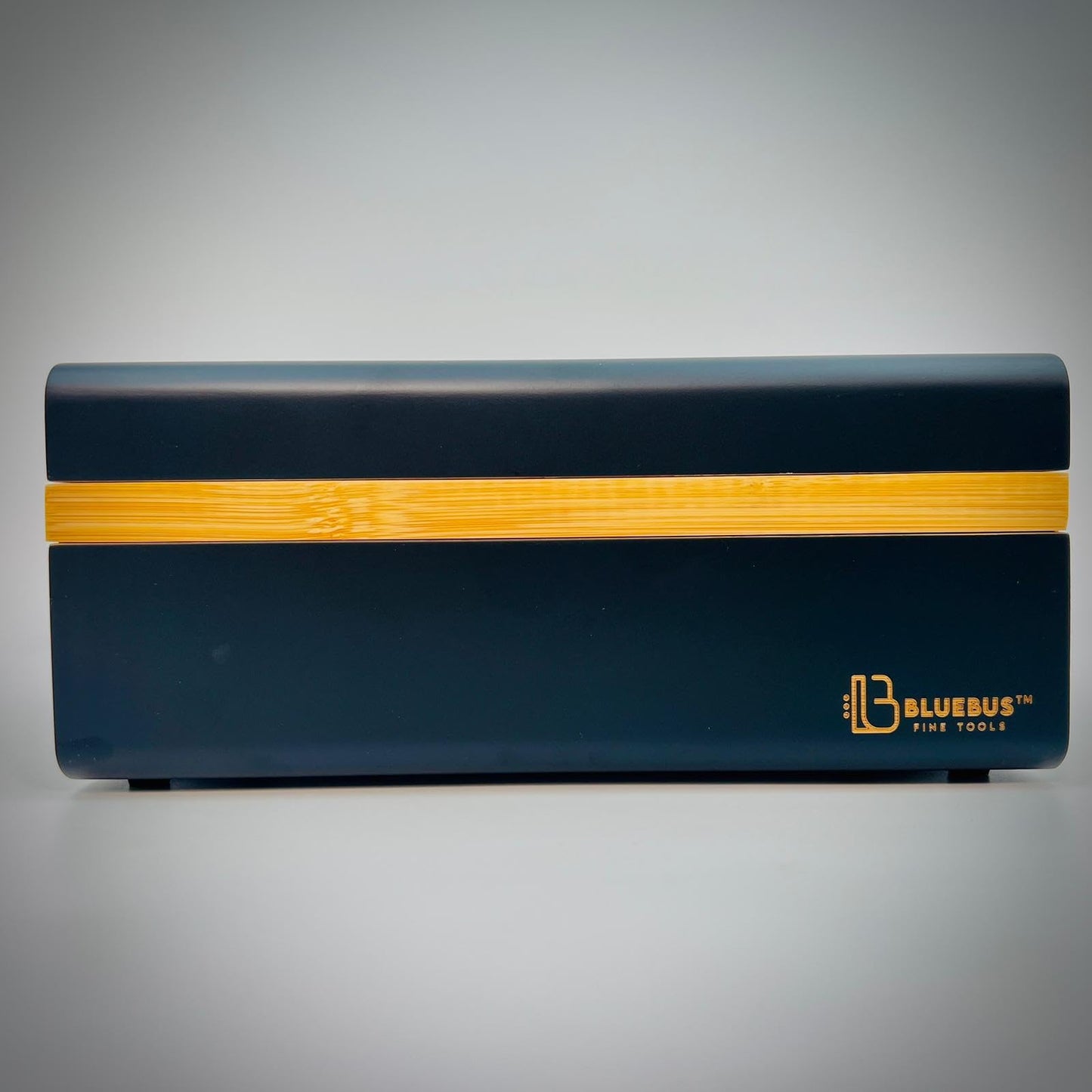 Blue Bus Golden Roller Box – Premium Bamboo Organizer with Precision Compartments, Golden-Ratio Inspired Design, Magnetic Closure, Multi-Purpose Storage for Home Décor & Personal Accessories