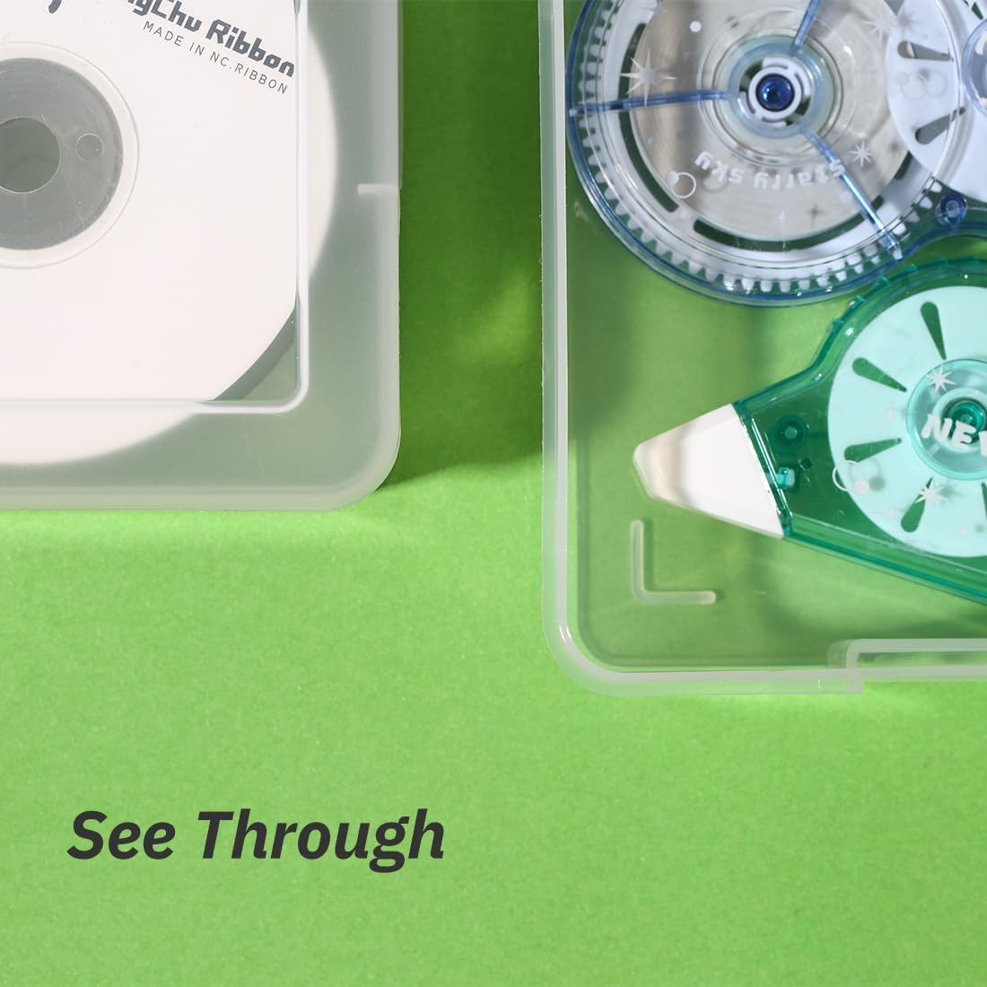 Storage Containers 12-Pack by [Brand Name] - Clear Stackable Plastic Boxes with Latching Lid | 5” x 5” x 1.9”