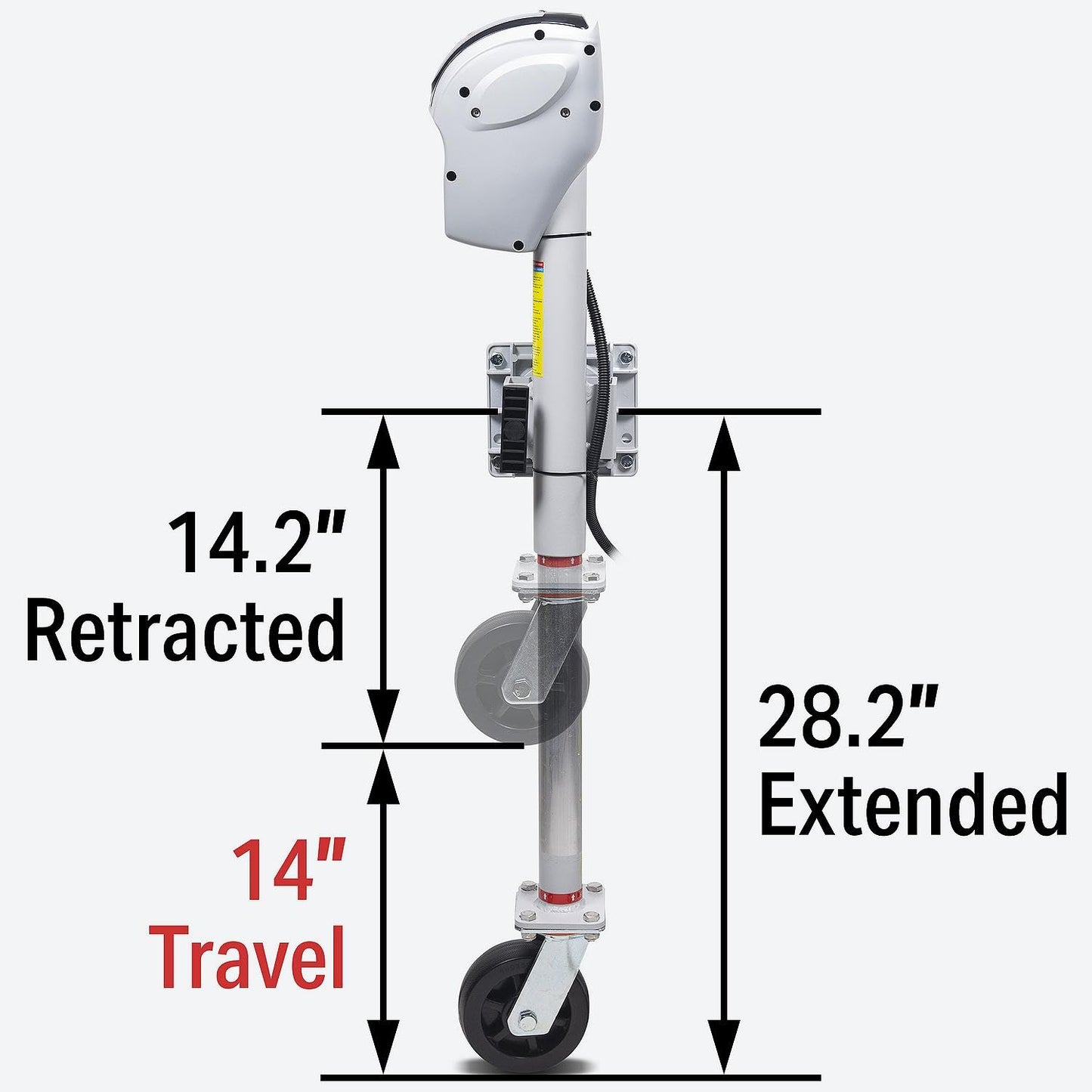 Seachoice 52043 Deluxe Electric Marine Jack with Touch Panel
