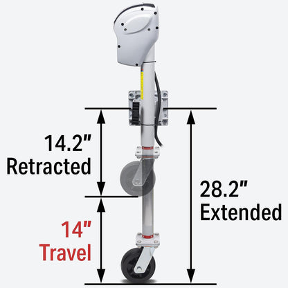 Seachoice 52043 Deluxe Electric Marine Jack with Touch Panel
