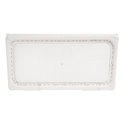 ALMULOO 8WD156-R-S Replacement Seat Bottom Cushion Compatible with 8WD156 Series 70 Quart Swingback Cooler Seat for Fishing, Pontoon Boat, Yacht Universal Pontoon Boat Parts White Plastic