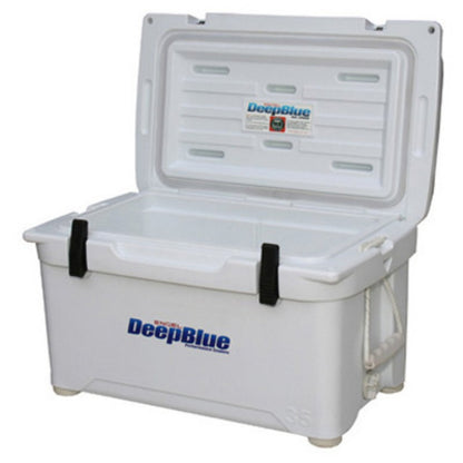 Engel Coolers ENG35 Cooler | 36 Can High Performance Durable Seamless Rotationally Molded Ice Box for Camping, Hunting, and Fishing - Tan