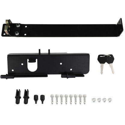 SCITOO Truck Bed Tool Box for Ford F-150 1997-2014,Multi-Compartment Dividers Organized Storage,Heavy Duty & No-Drill Installation Left Driver Side