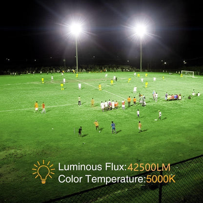 XYCN 3 pack 300W LED Flood Light,Super Bright Daylight (2000W Equivalent)42,500LM 5000K IP66 Waterproof Security Outdoor LED Arena Lights Commercial Lighting Floodlight for Backyard|Court|Stadium|Yard