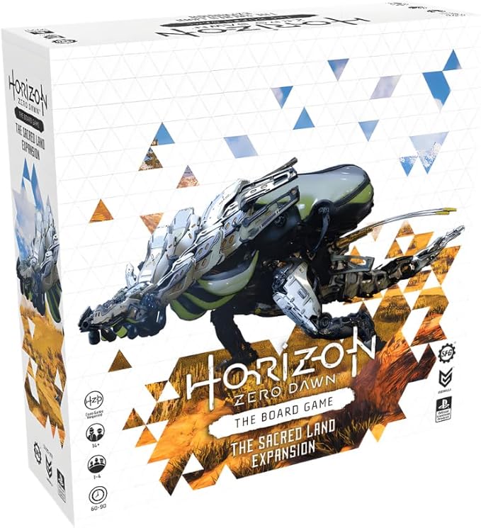 Steamforged Games H-Zero Dawn The Board Game Expansion Bundle: Frozen Wilds Sacred Lands The Lawless Badlands and Thunderjaw (4 Items)