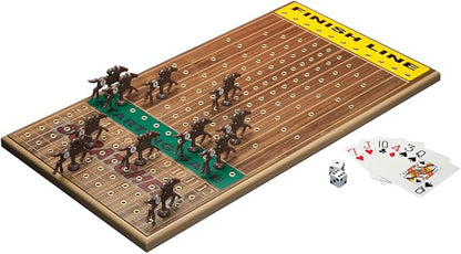 Horseracing Gametop 2-20 players Walnut