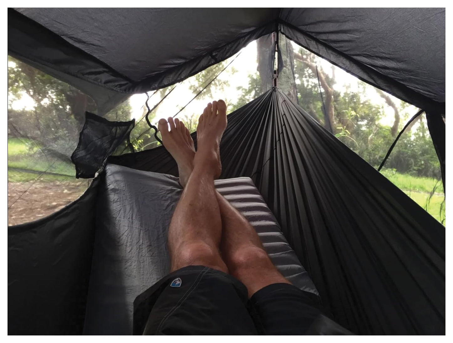 Hammock Bliss Sky Tent 2 - A Revolutionary 2 Person Hammock Tent - Waterproof Hanging Tent Provides Spacious and Cozy Shelter For 2 Camping Hammocks - Embrace Hammock Camping Comfort