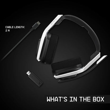 ASTRO Gaming A20 Wireless Headset Gen 2 - Compatible with PlayStation 4 & 5 / PC/Mac - White/Blue