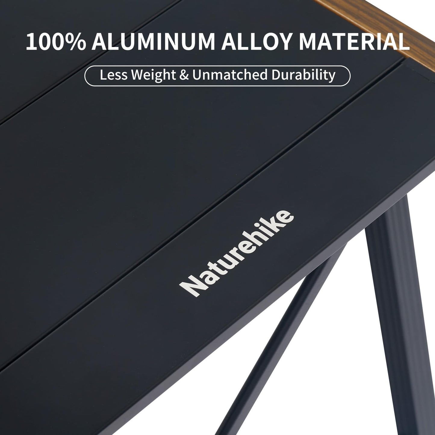 Naturehike Folding IGT Camping Table, Portable IGT Cook System, Ultralight Aluminum Camp Table for Outdoor Picnic Car RV Trip Patio Backyard BBQ