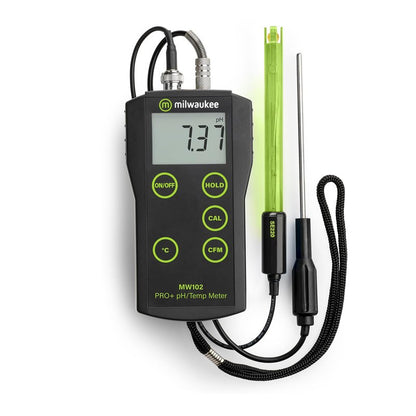 Milwaukee Portable pH/Temperature Meter - MW102