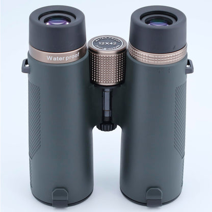 Teenkeen 12x42 ED HD Binoculars for Adults, IPX7 Nitrogen Filled Waterproof & Fogproof Large Eyepiece Low Light Vision Optical System with FMC Coated & BAK4 Prism for Bird Watching Travel Hunting