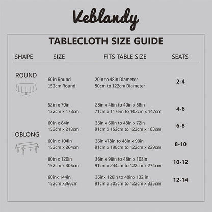 Veblandy Rectangle Tablecloth Linen Textured Waterproof & Stain Resistant Table Cloth Wrinkle Free Decorative Fabric Farmhouse Table Cover for Dining/Party/Buffet/Wedding, 60 x 104 Inch, Sage Green