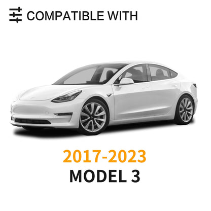 260lb Roof Rack Cross Bars Fit for 2017-2023 Tesla Model 3,Heavy Duty Aluminum Roof Rack Rail Crossbars Cargo Bars