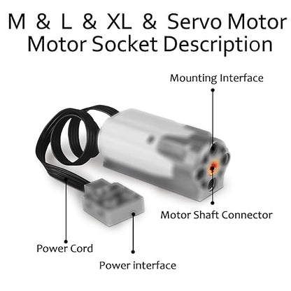 9 in 1 Motor Power Function SetEquipped with Powerful High-Torque High-Speed MotorAdvanced Control FunctionsCompatible with Major BrandsSuitable for Building Block Modification