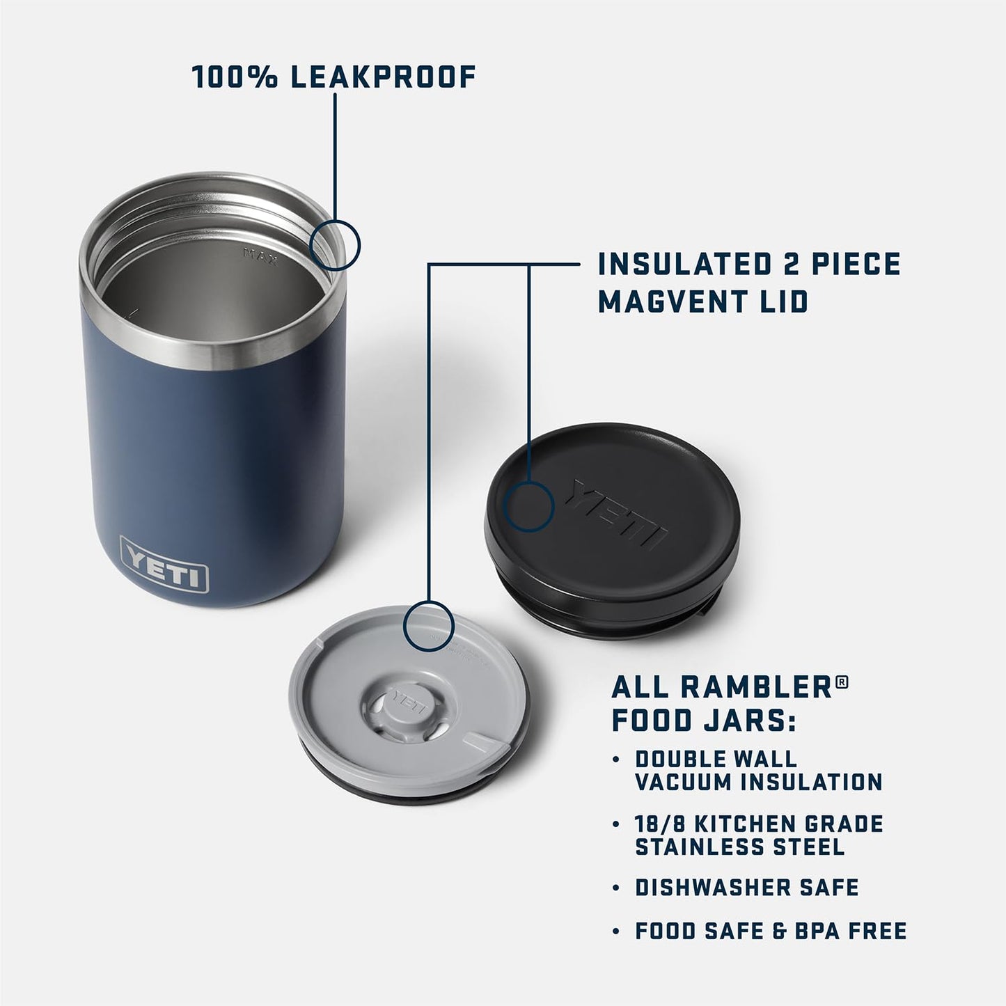 YETI Rambler 26 oz Cape Taupe Chug Cap Bottle and 16 oz Black Food Jar, Leakproof, Vacuum Insulated with YETI Ranchero 27L Backpack, All-Day Utility Pack, Cape Taupe