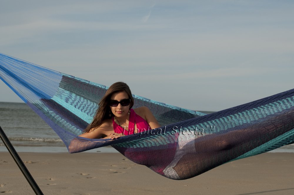 Breezy Point Mayan Mexican Nylon Double Hammock