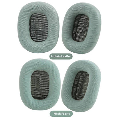 Earrock Ear Cushions Replacement for AirPods Max Headphones,Mesh Fabric Covered Earpads with Memory Foam and Magnet (Green)