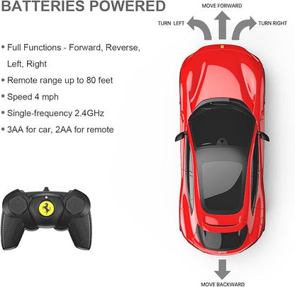 RASTAR Ferrari Remote Control Car 1/24 RC Ferrari Purosangue Toy Car for Kids Adults RC Sports Car – Red FUV