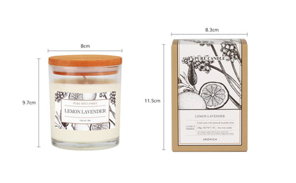 Aronica Tropical Hawaiian Soy Candle, Island Candle Summer Sunset Scented, House Wax, Scent Candles for Home, Bestfriend Gift, Baby Shower Game Gift, Beachy Scented Candles