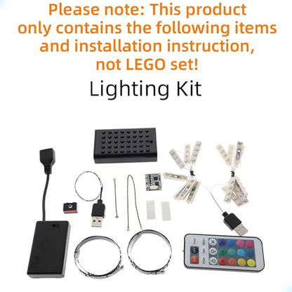 LED Light Kit (Remote Control) Compatible with Lego Ferris Wheel - Lighting Set for Creator 31119 (Model Set Not Included)