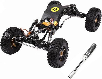 RhinoRC YUE ONE V2 Sporty Crawler Car with T70 Servo 40A S12 Outrunner Motor Combo for MOA Competition Crawler RTR 1/10 Off-Road Car