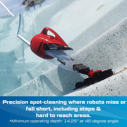 POOL BLASTER Pulse XL 350 Inground & Above Ground Pool Vacuum - American-Engineered Cordless Hoseless Vac with Auto-Start & XL Debris Chamber - Rechargeable Cleaner with 10.5" Head & 60 Min Runtime