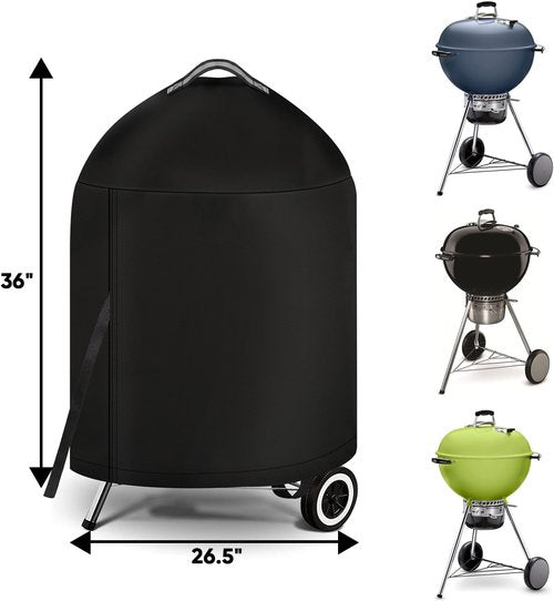 iCOVER Grill Cover - Heavy Duty Waterproof Protection for 22 Inch Weber Charcoal Kettle Grills
