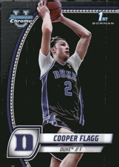 2025 Bowman Chrome University #16 Cooper Flagg Duke Basketball Card - Sportscard Superstore