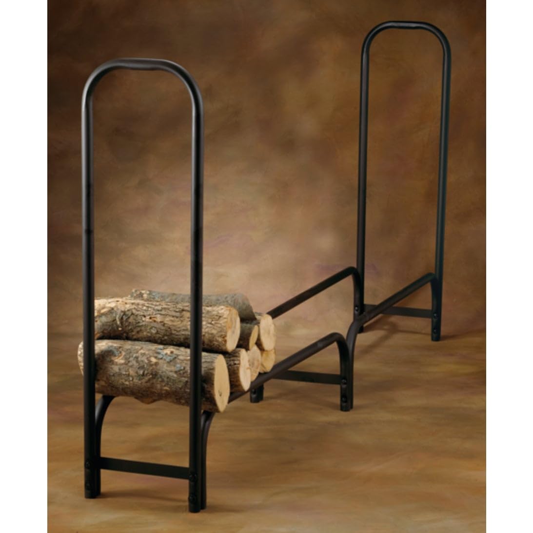 Do it Best Outdoor Firewood Rack - Easy Assembly, Storage Log Rack - 8 Shelves - Metal