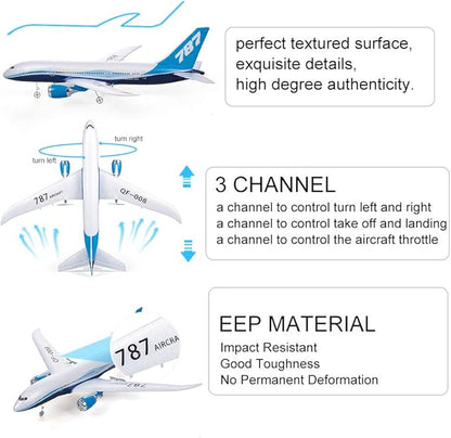 GoolRC QF008 787 Airplane Miniature Model Plane 3CH 2.4G Remote Control EPP Aircraft RTF RC Toy