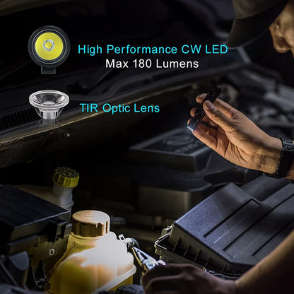 OLIGHT I3T EOS 180 Lumens Dual-Output Slim EDC Flashlight for Camping and Hiking, Tail Switch Flash Light Javelot Turbo 2 1800 Lumen Rechargeable Tactical Flashlight with Long-Range 4921ft Throw