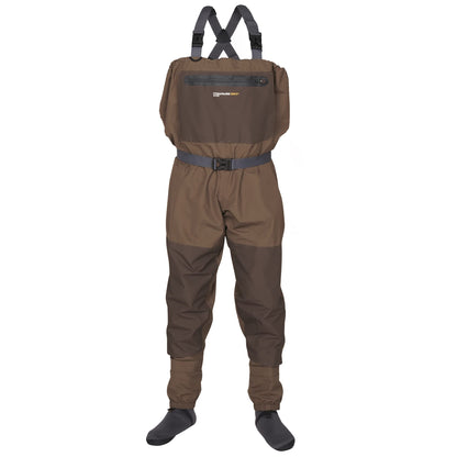 Compass 360 by SJK Deadfall Breathable STFT Chest Wader Waterproof Fishing, Bootfoot, Fly Fishing, Lightweight Men and Women