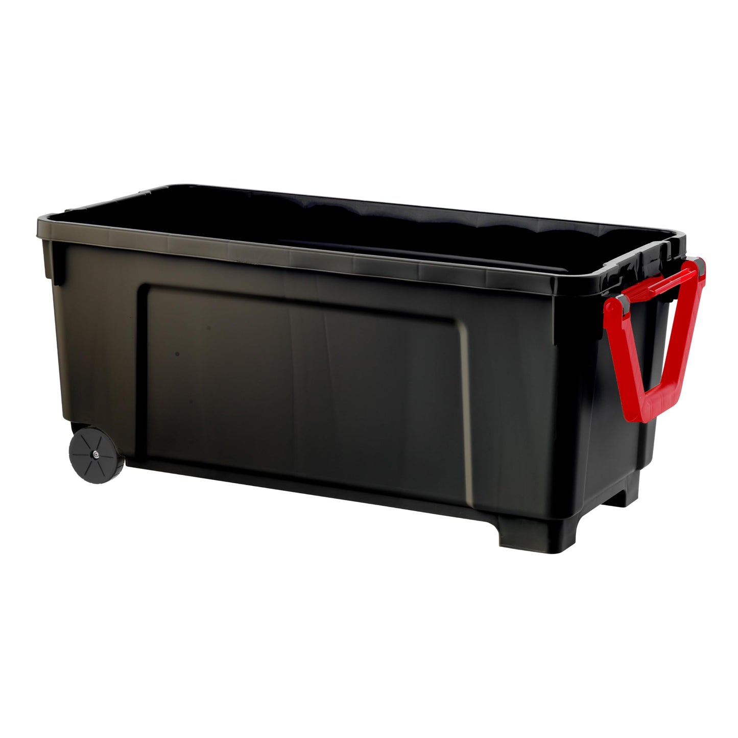 IRIS USA 2 Pack TrailBox, 43 Gallon Lockable Storage Trunk Box, Truck Bed Bin Heavy-Duty Containers Camping Gear, Adventure Chest - Black/Gray